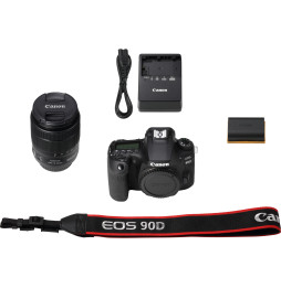 Reflex Canon EOS 90D + objectif EF-S 18-135mm IS USM (3616C017AA)