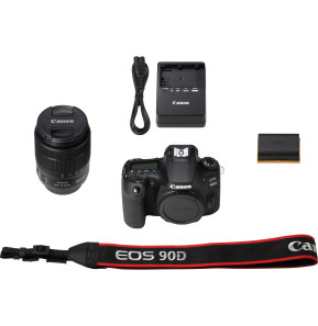 Reflex Canon EOS 90D + objectif EF-S 18-135mm IS USM (3616C017AA)