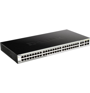 Smart switch D-Link 48 ports Gigabit cuivre + 4 ports Combo SFP (DGS-1210-52)