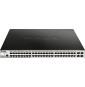 Switch Administrable D-Link 48 ports 10/100/1000BASE-T PoE + 4 ports Gigabit SFP (DGS-1210-52MPP)