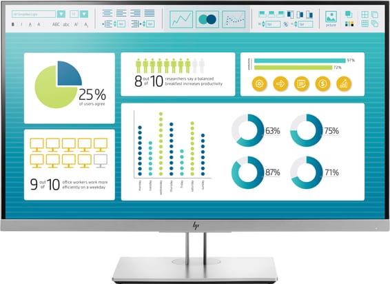 Écran 27" Full HD HP EliteDisplay E273 (1FH50AS)