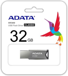 Clé USB 2.0 ADATA UV250 - 16GB, 32GB, 64GB