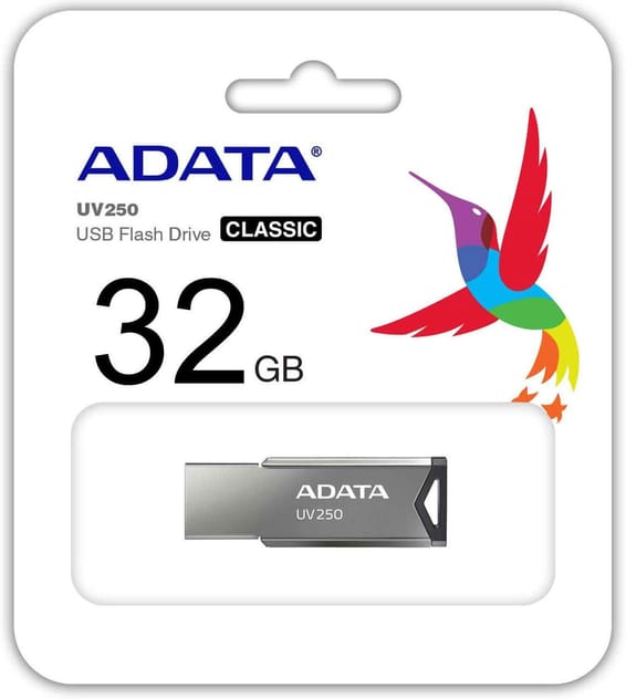 Clé USB 2.0 ADATA UV250 - 16GB, 32GB, 64GB