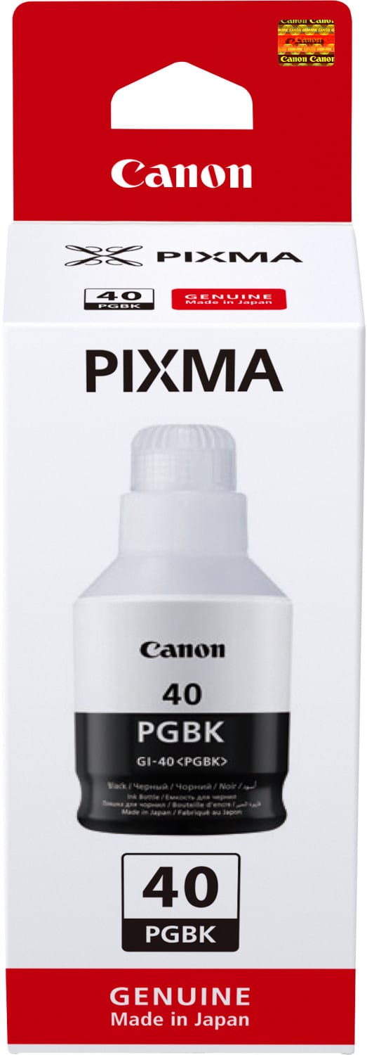 Canon GI-40 Noir - Bouteille d'encre Canon d'origine (3385C001AA)