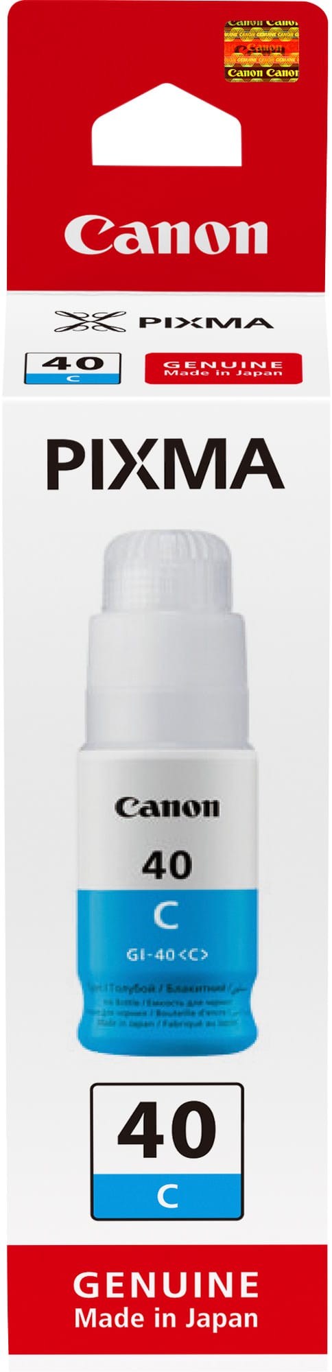 Canon GI-40 C Cyan - Bouteille d'encre Canon d'origine (3400C001AA)