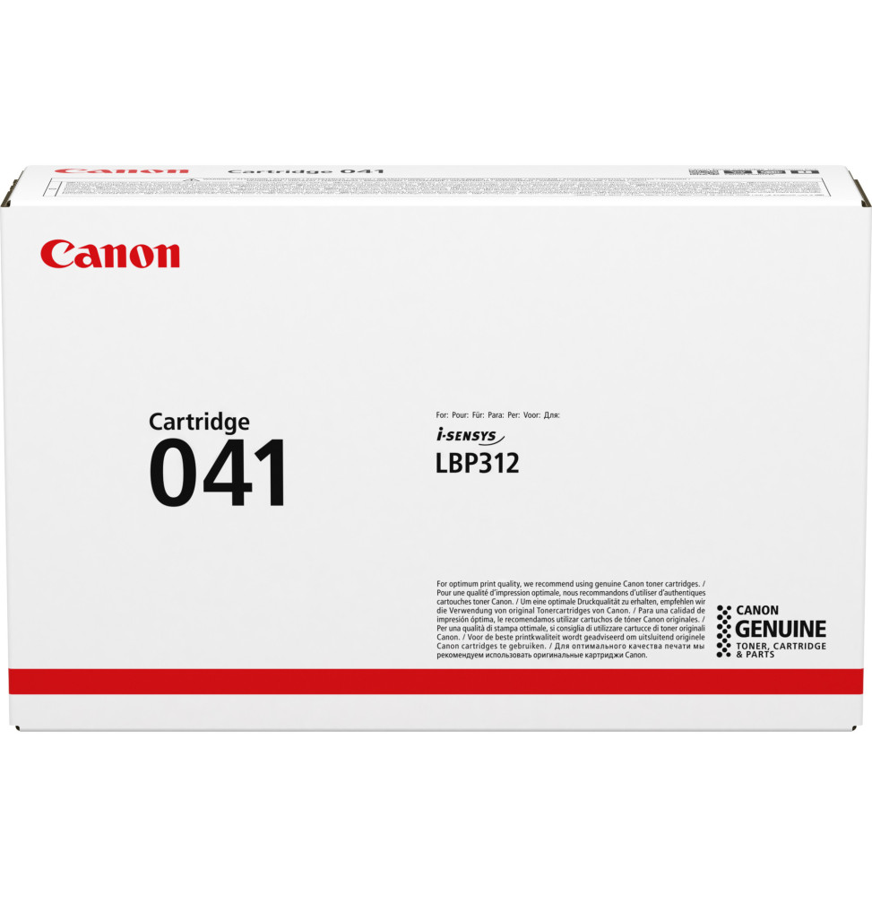 Canon 041BK Noir - Toner Canon d'origine (0452C002AA)