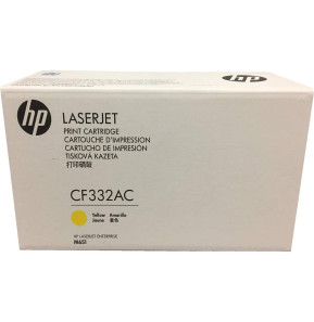 HP 654A Jaune (CF332AC) - Toner HP LaserJet d'origine