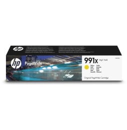 HP 991X Jaune PageWide (M0J98AE) - Cartouche d'encre HP d'origine