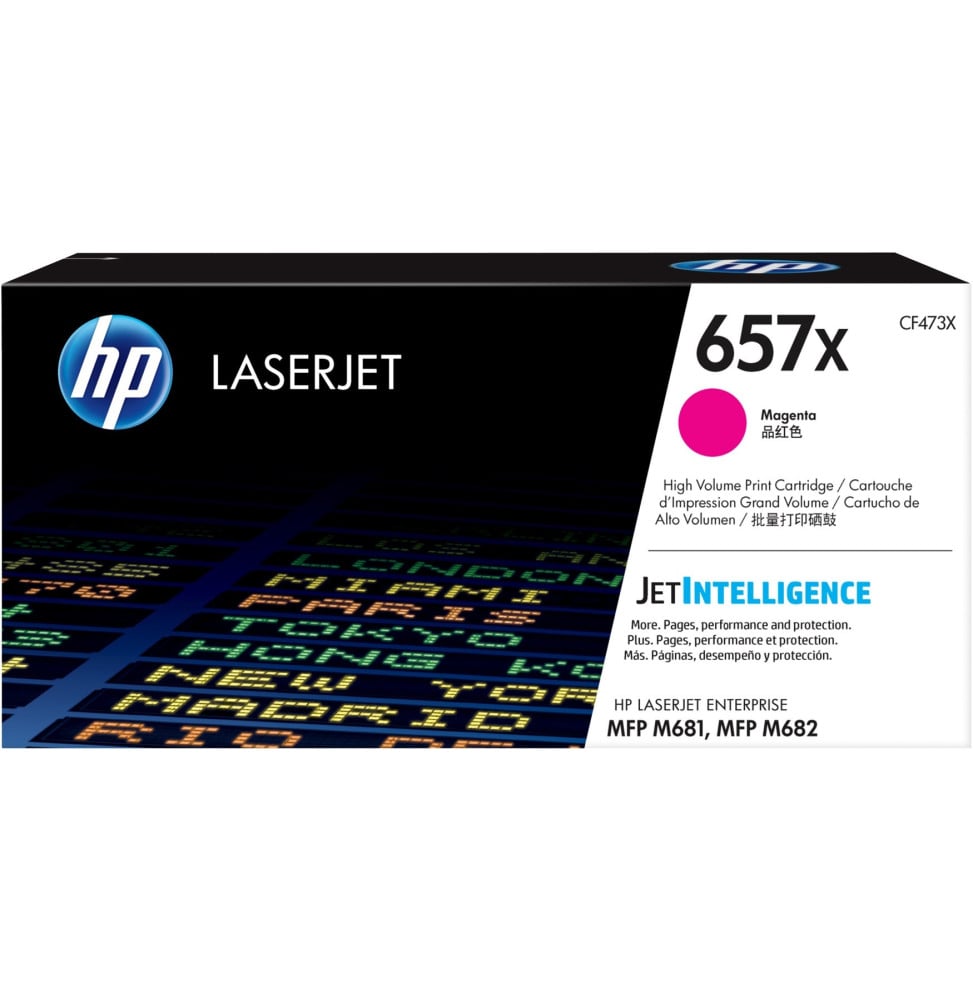 HP 657X Magenta (CF473X) - Toner grande capacité HP LaserJet d'origine HP 657X Magenta (CF473X) - Toner grande capacité HP LaserJet d'origine