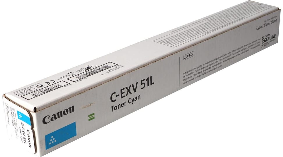 Canon C-EXV 51L Cyan - Original Canon Toner (0485C002AA) — image 1