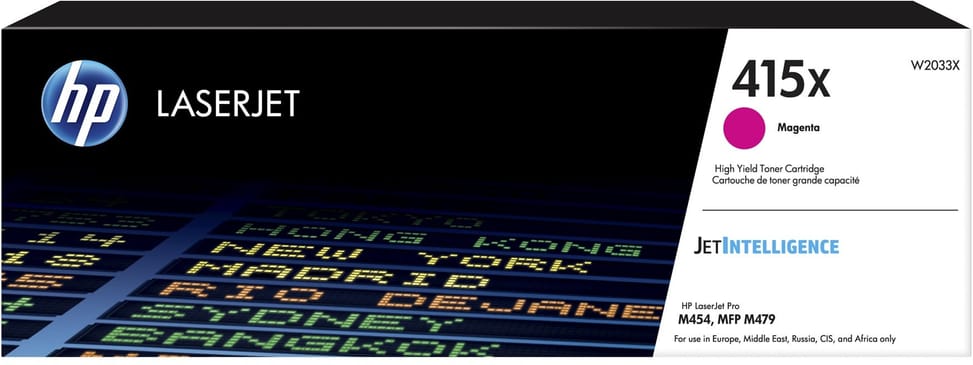 تونر HP أصلي عالي السعة HP 415X أرجواني (W2033X) — صورة 1