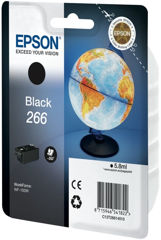 Epson Globe 266 Noir - Cartouche d'encre DURABrite Ultra N (C13T26614010)