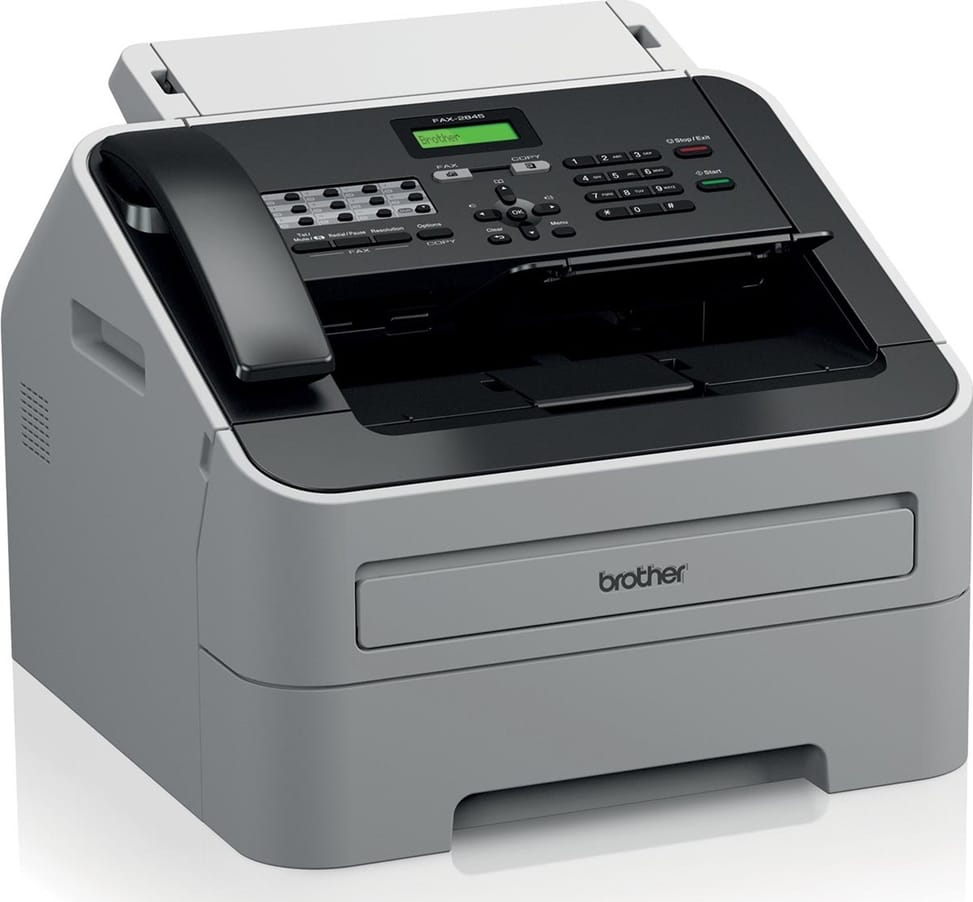 جهاز فاكس ليزر أحادي اللون Brother FAX-2845 مع سماعة هاتف — صورة 3