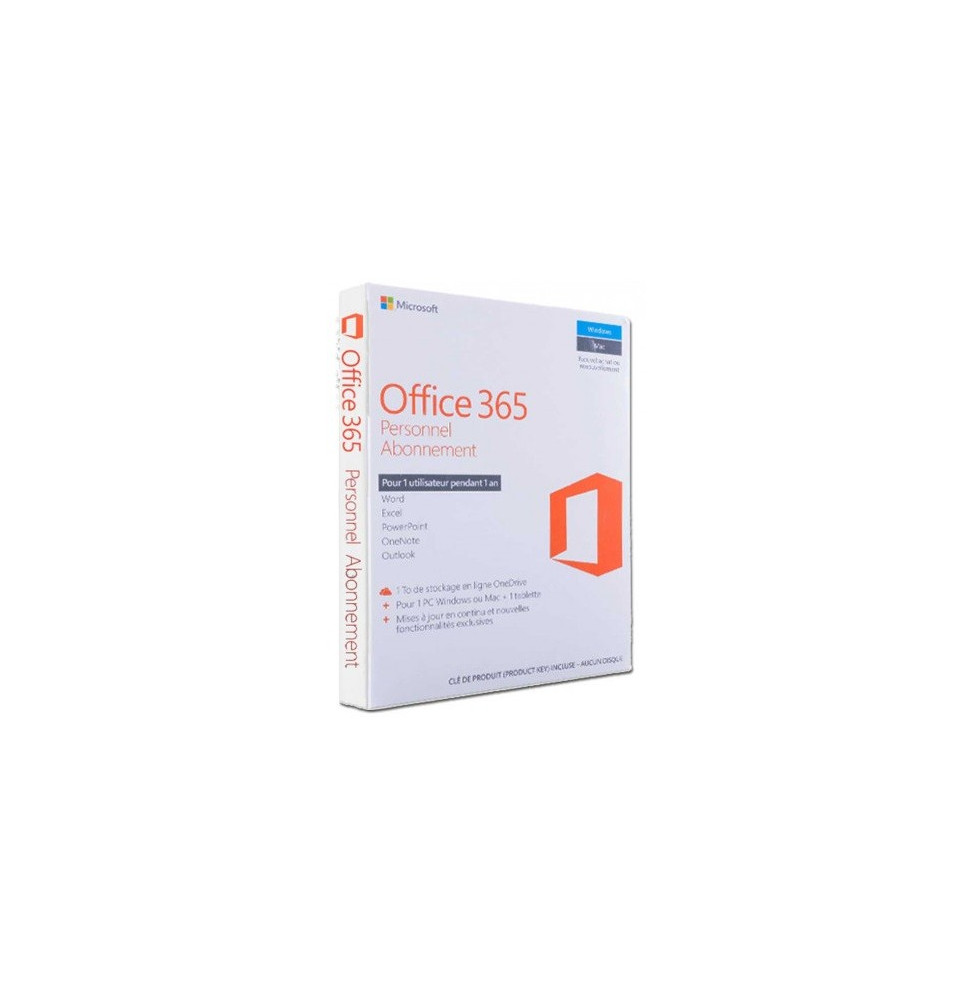 Microsoft Office 365 Personnel Français - 1 an (QQ2-01039)