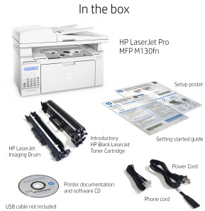 Imprimante Multifonction Laser Monochrome HP LaserJet Pro M130fn (G3Q59A)