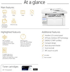 Imprimante Multifonction Laser Monochrome HP LaserJet Pro M130fn (G3Q59A)