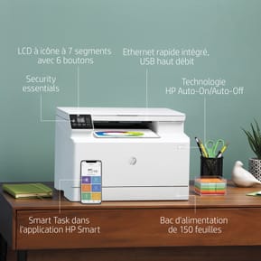 Imprimante Multifonction Laser Couleur HP LaserJet Pro M182n (7KW54A) — image 7