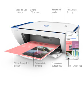 Imprimante multifonction Jet d’encre HP DeskJet 2630 (V1N03C)