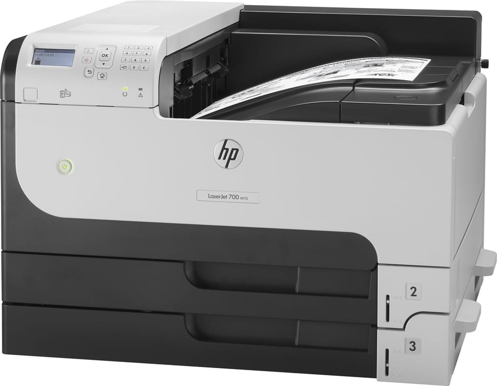 HP LaserJet Enterprise 700 M712dn A3 Monochrome Laser Printer (CF236A) — image 2