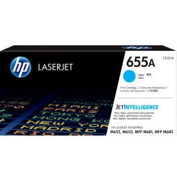 HP 655A Cyan (CF451A) - Toner HP LaserJet d'origine