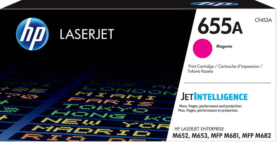 HP 655A Magenta (CF453A) - Original HP LaserJet Toner — image 1