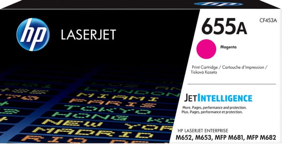 HP 655A Magenta (CF453A) - Toner HP LaserJet d'origine