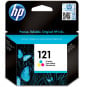 HP 121 trois couleurs - Cartouche d'encre HP d'origine (CC643HE)