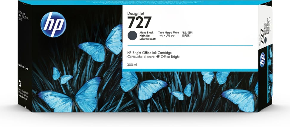 HP 727 Matte Black - Original HP Ink Cartridge (C1Q12A) — image 1