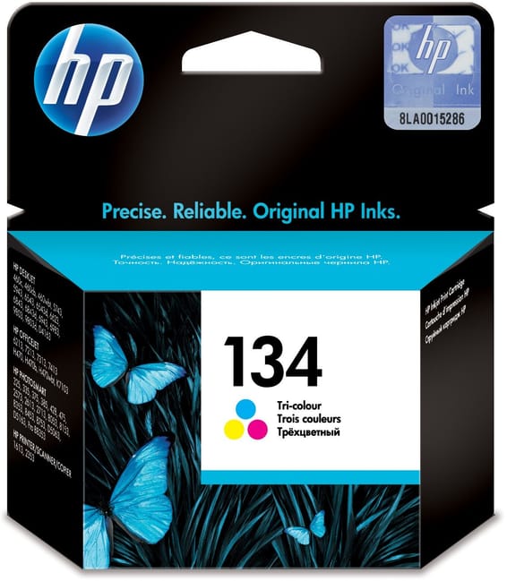 HP 134 trois couleurs - Cartouche d'encre HP d'origine (C9363HE)