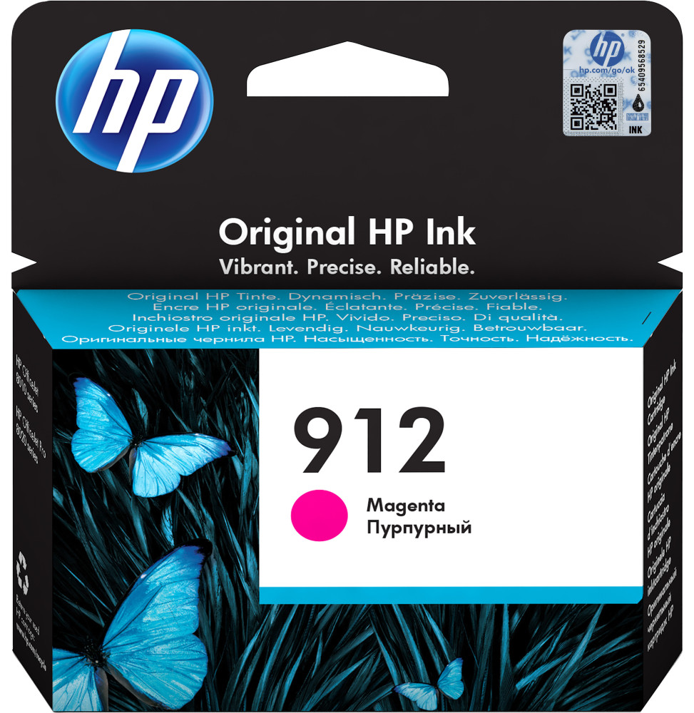 HP 912XL Cartouche d'Encre Magenta grande capacité Authentique