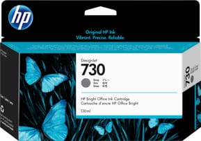 HP 730 Gris - Cartouche d'encre HP d'origine (P2V66A)