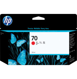 HP 70 Rouge - Cartouche d'encre HP d'origine (C9456A)