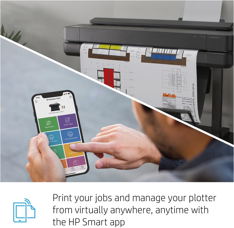 HP DesignJet T630 36" Plotter (5HB11A) — image 18