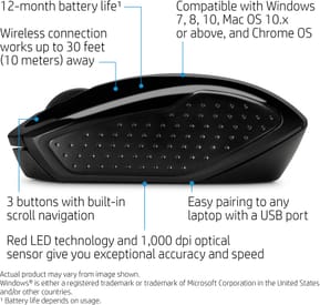 Souris Sans Fil HP 200 (X6W31AA) — image 4
