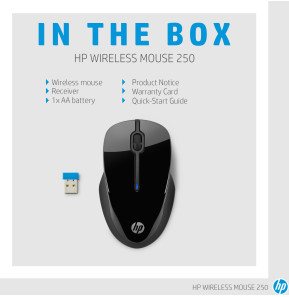 Souris sans fil HP 250 (3FV67AA)