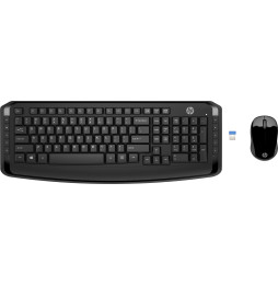 Clavier et souris sans fil HP 300 (AZERTY) (3ML04AA)