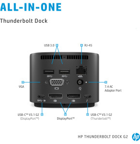 Station d'accueil HP Thunderbolt 120 W G2 (2UK37AA)