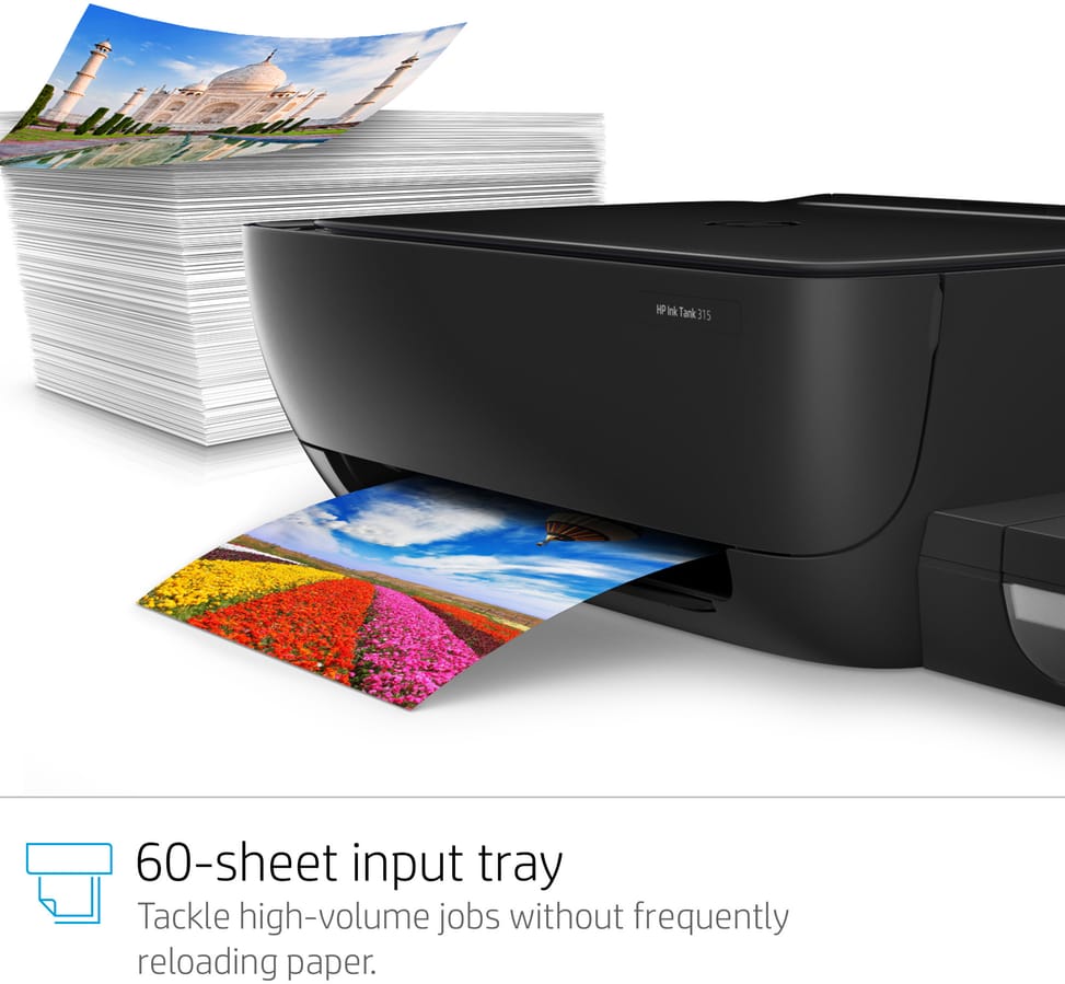 Imprimante multifonction à réservoirs rechargeables HP Ink Tank 315 (Z4B04A)