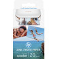 HP ZINK Sticky-backed Photo Paper-20 sht 2 x 3 in (W4Z13A)