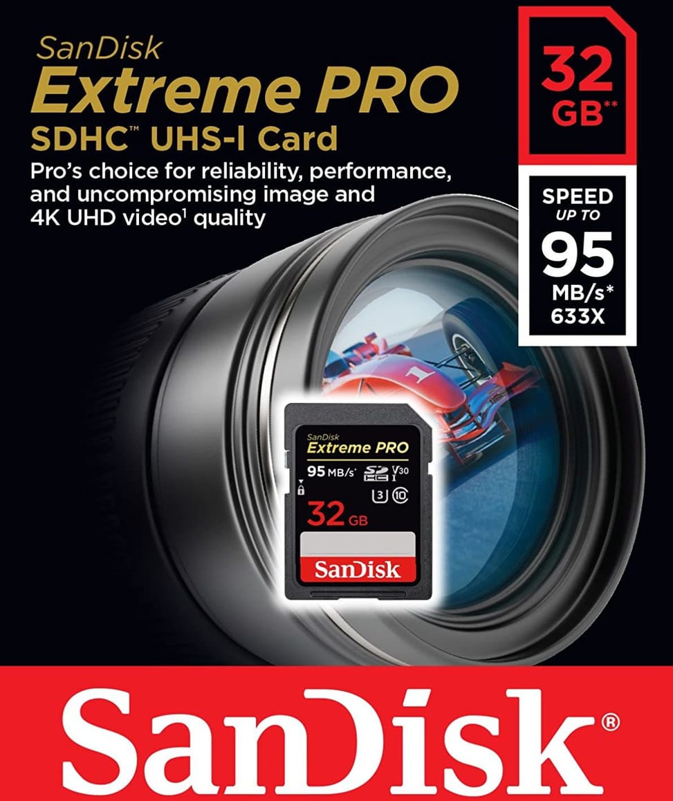 SANDISK CARTE MEMOIRE SDHC 32 GB EXTREME PRO (SDSDXXG-032G-GN4IN)