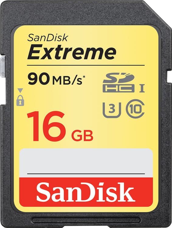 Carte SDHC SanDisk Extreme UHS-I 16GB