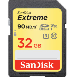 SANDISK CARTE MEMOIRE SDHC SDX 32GB EXTREME (SDSDXVE-032G-GNCIN)