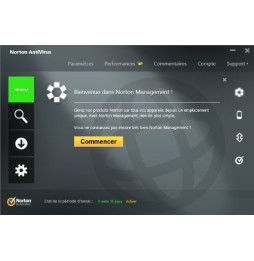 Symantec Norton Antivirus - DVD 1 an/ 3 postes (21298991)