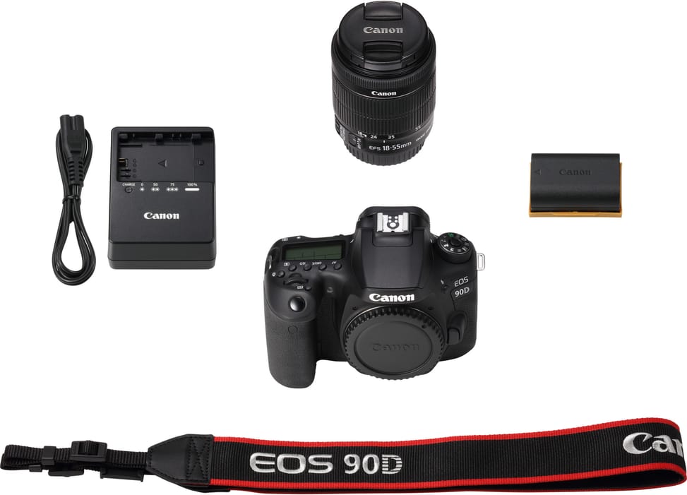 Canon EOS 90D + objectif EF-S 18-55mm IS STM (3616C010AA)