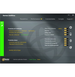 Symantec Norton Antivirus - DVD 1 an/ 3 postes (21298991)
