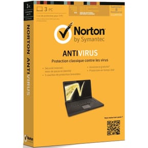 Symantec Norton Antivirus - DVD 1 an/ 3 postes (21298991)
