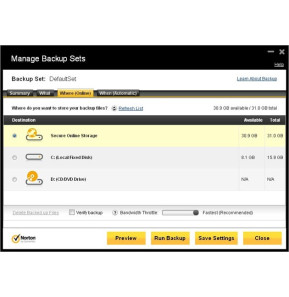 Symantec Norton 360 version 7 -  1 an/ 3 postes (21247525)