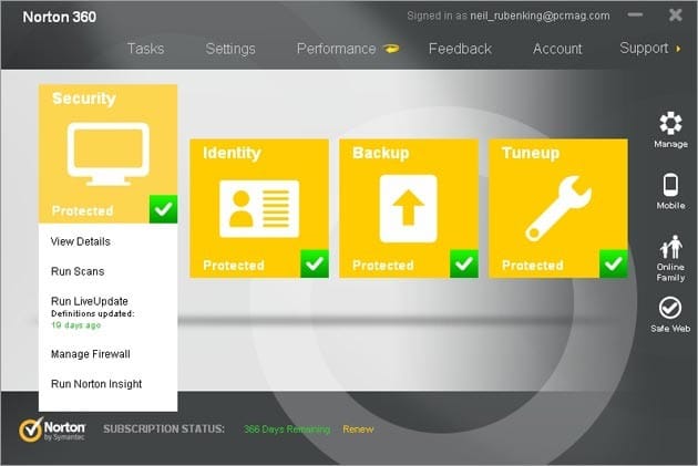 Symantec Norton 360 version 7 -  1 an/ 3 postes (21247525) — image 4