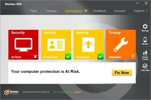 Symantec Norton 360 version 7 -  1 an/ 3 postes (21247525) — image 2