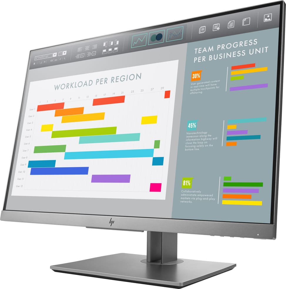 Écran 24" Full HD HP EliteDisplay E243i (1FH49AS)